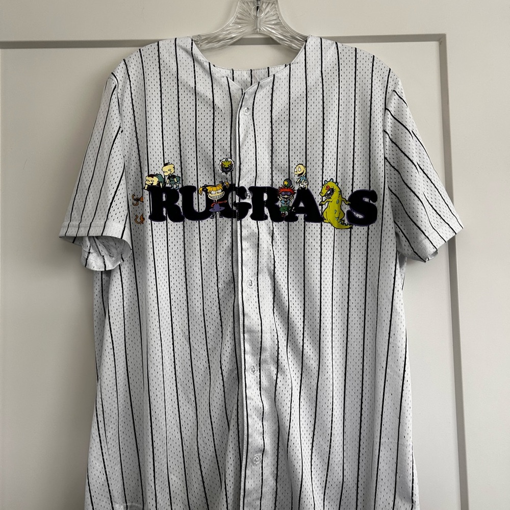 Nickelodeon Rugrats Striped Jersey - Black and White